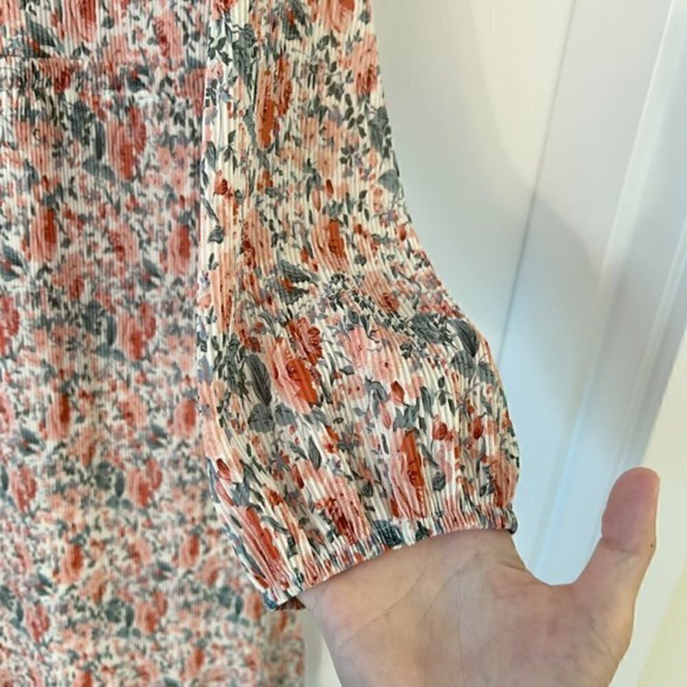 Mikarose Emory Dress in Peach Amber Retro Size XL NWT - Picture 8 of 9